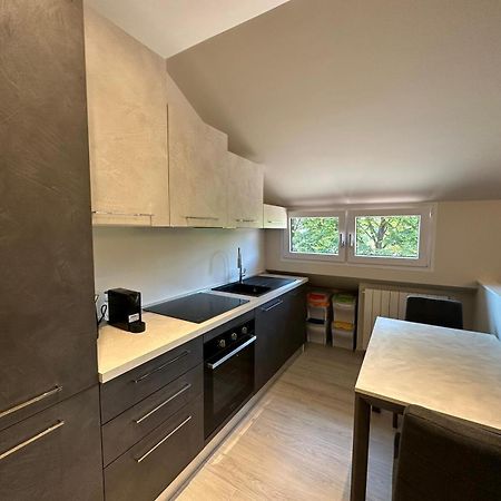 Mansarda G.A. Lägenhet Clusone Exteriör bild